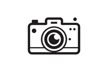 camera icon with shutter lens