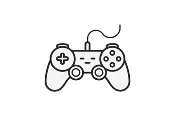 game controller icon wired