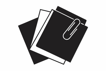 paperclip holding sheets icon