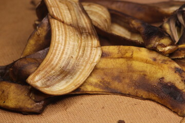 Banana Peels Close Up