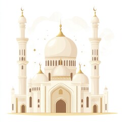 White mosque, Islamic architecture