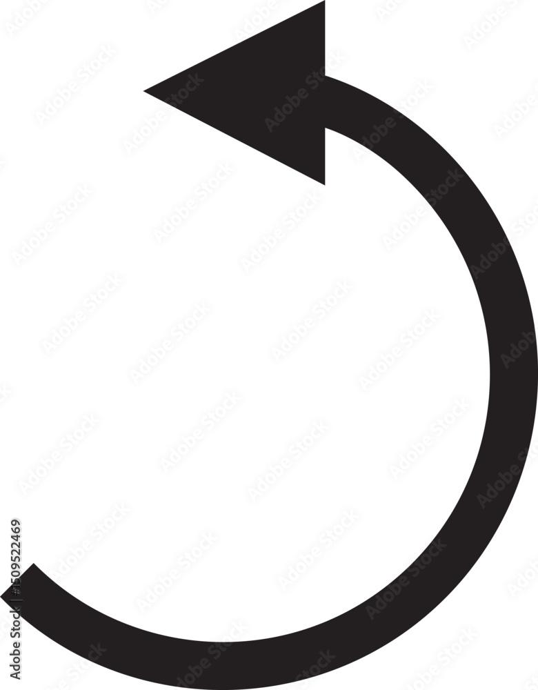 Poster bold continuous arrow points to the right.