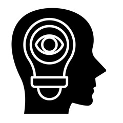 Visionary  Icon Element For Design	