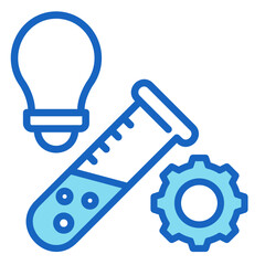 Test Tube  Icon Element For Design	