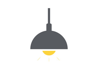 vector illustration of a lamp