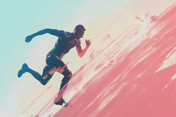 man jumping on the beach