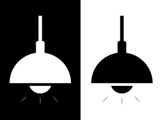 vector illustration of a lamp