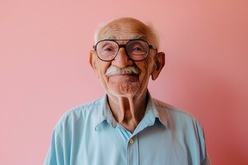 senior man in glasses