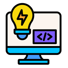 Hackathon  Icon Element For Design	