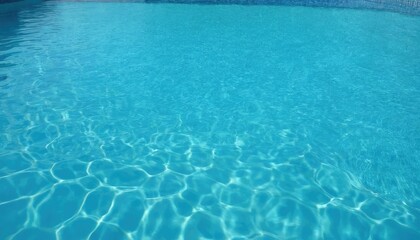 Fototapeta premium Realistic blue water surface from swimming pool. 5