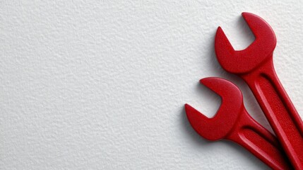 Red Wrench Tools Overhead  Repair  Maintenance  Service  Background