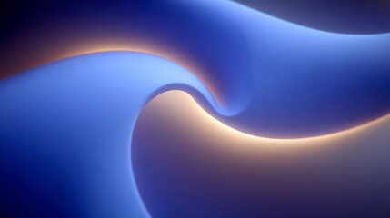 Abstract Blue   Beige Waves  Swirling Fluid Design Background