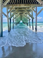 tropical beach pier
