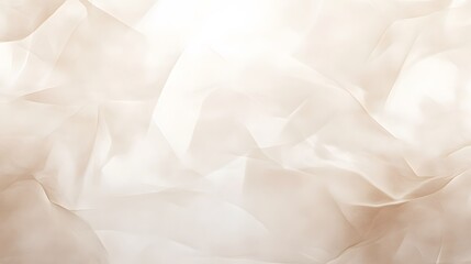 Obraz premium Elegant Beige Sheer Fabric Drape Texture Background