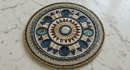 Obraz premium Mosaic artwork circle design