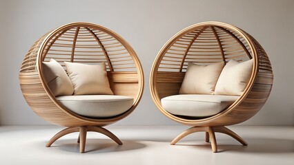 two chairs in the room