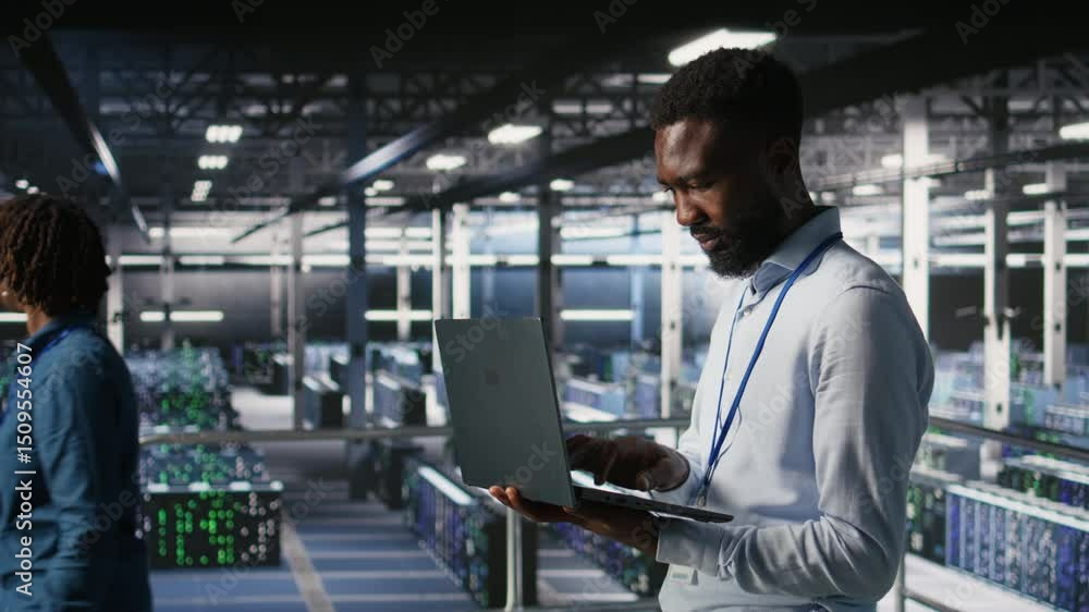 Poster server hub it professional managing storage arrays supporting deep learning training workflows. engi