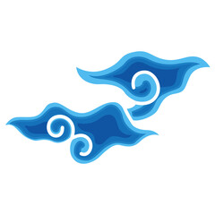 Batik Mega Mendung Illustration