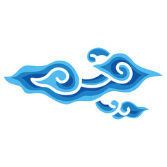 Batik Mega Mendung Illustration