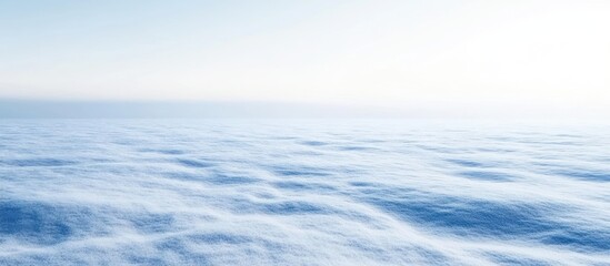 Winter landscape, snow drifts, serene arctic scene, background for peace