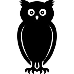 Owl Silhouette Illustration