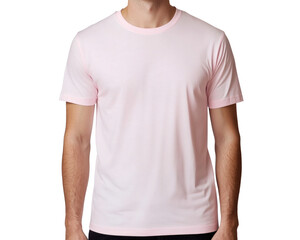 Soft Pink Crew Neck T-Shirt Comfortable, Versatile, and Perfect for Everyday Wear