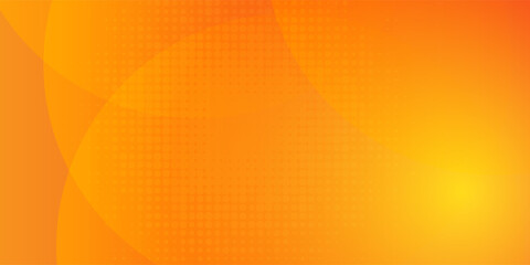 Minimal geometric background. Orange elements with fluid gradient. Dynamic shapes composition. Eps10