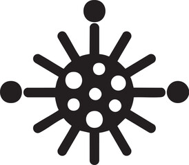 Obraz premium central figure surrounded by radiating circles.