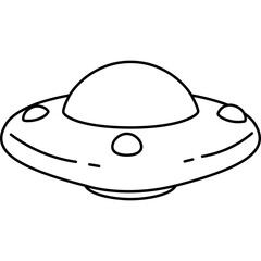 Space and Planet Line Art