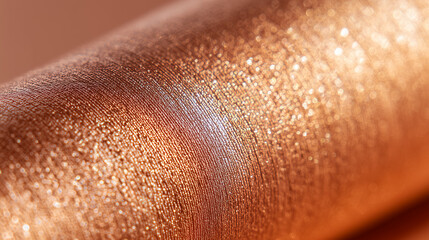 Fototapeta premium Shiny Rosegold Sparkle Surface with Bokeh Light - AI