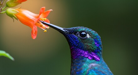 hummingbird in flight