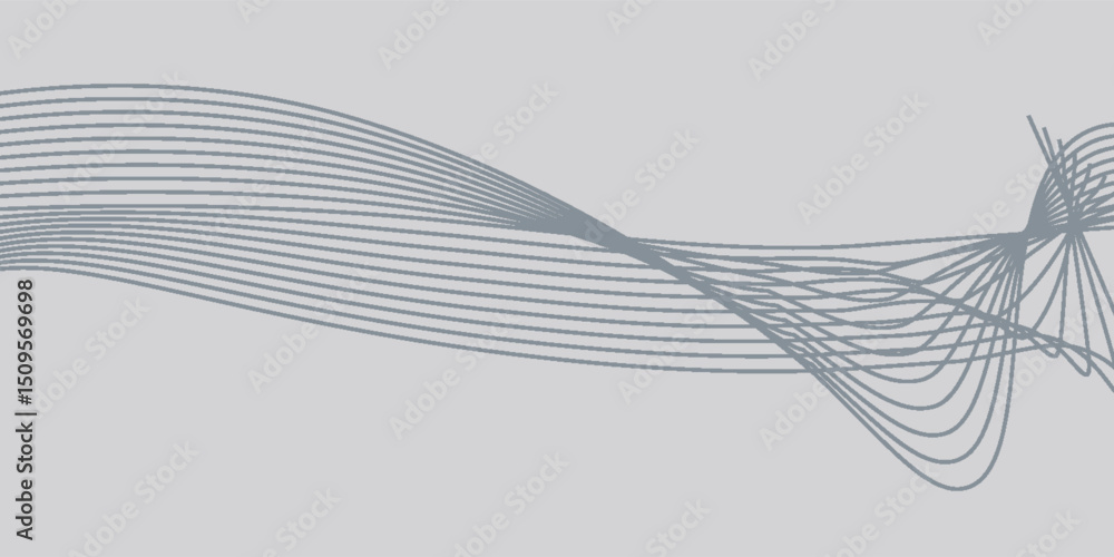Poster grey gradient abstract background with curve line