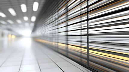 Obraz premium Modern Server Room Corridor Abstract Architecture Design