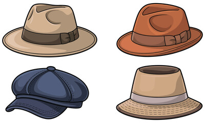 set of hats