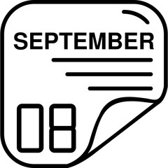 September 8 Calender Icon