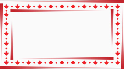 happy canada day background copy space area with maple leaf symbolizing patriotism. perfect for canadian holiday events and promoting national pride