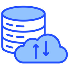 Cloud Database Icon