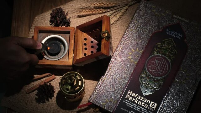 How to burn Oud for a pleasant room fragrance
