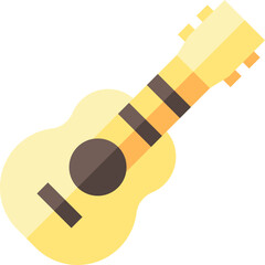 Acoustic Guitar with Wooden Body and Six Strings for Music and Entertainment