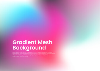 Vibrant Gradient Mesh Background Abstract Colorful Design