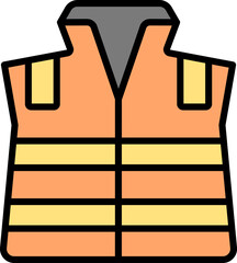High Visibility Safety Vest for Construction and Roadwork Staff