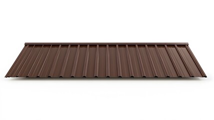 Brown Metal Roofing Panels Texture, Seamless Roof, Steel Sheet, House Roof, Building Material, Construction, Industrial, Exterior Design