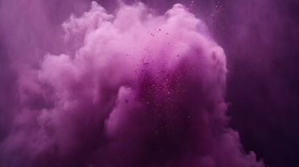 Purple Powder Explosion Abstract Background Texture