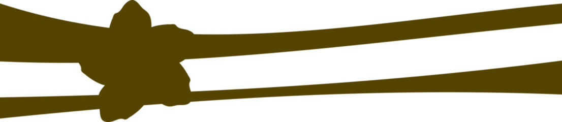 Dark Twin-Line Floral Divider