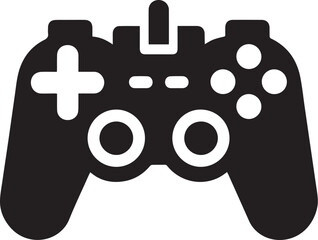Game controller silhouette vector