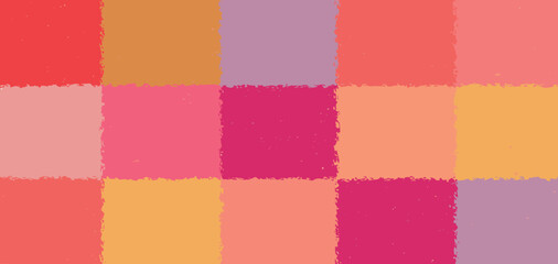 Frame box shape with brush crayon texture. Square shape for text