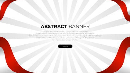 ABSTRACT RED WHITE COMIC STYLE BACKGROUND FOR BUSINESS