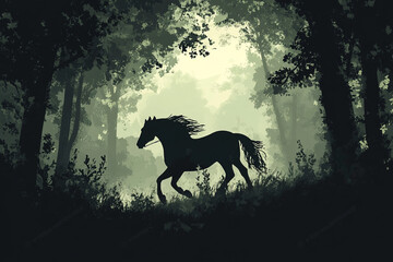  Centaur Galloping Through Dense