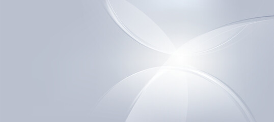 Minimal grey gradient with glowing white lines background for presentation branding or cosmetic background