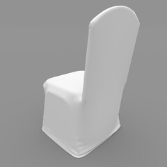 3d render Banquet Chair design element Furniture